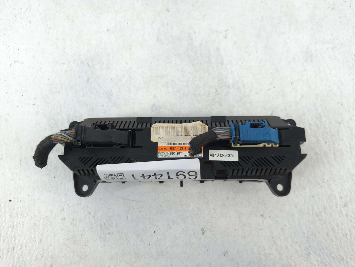 2012 Ford Focus Climate Control Module Temperature AC/Heater Replacement P/N:BM5T-18C612-AE Fits OEM Used Auto Parts - Oemus