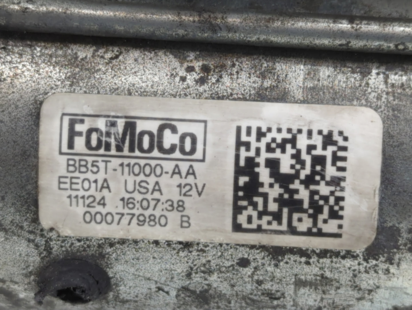 2012-2018 Ford Focus Car Starter Motor Solenoid OEM P/N:00077980 BB5T-11000-AA Fits OEM Used Auto Parts - Oemusedautoparts1.