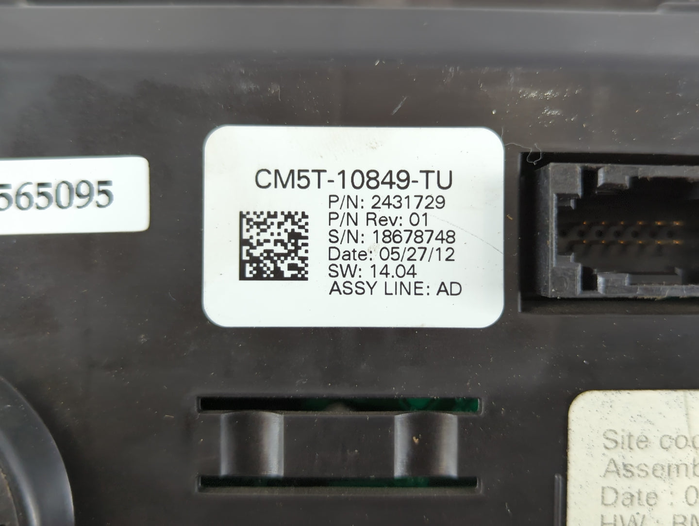 2012 Ford Focus Instrument Cluster Speedometer Gauges P/N:CM5T-10849-TU Fits OEM Used Auto Parts - Oemusedautoparts1.com