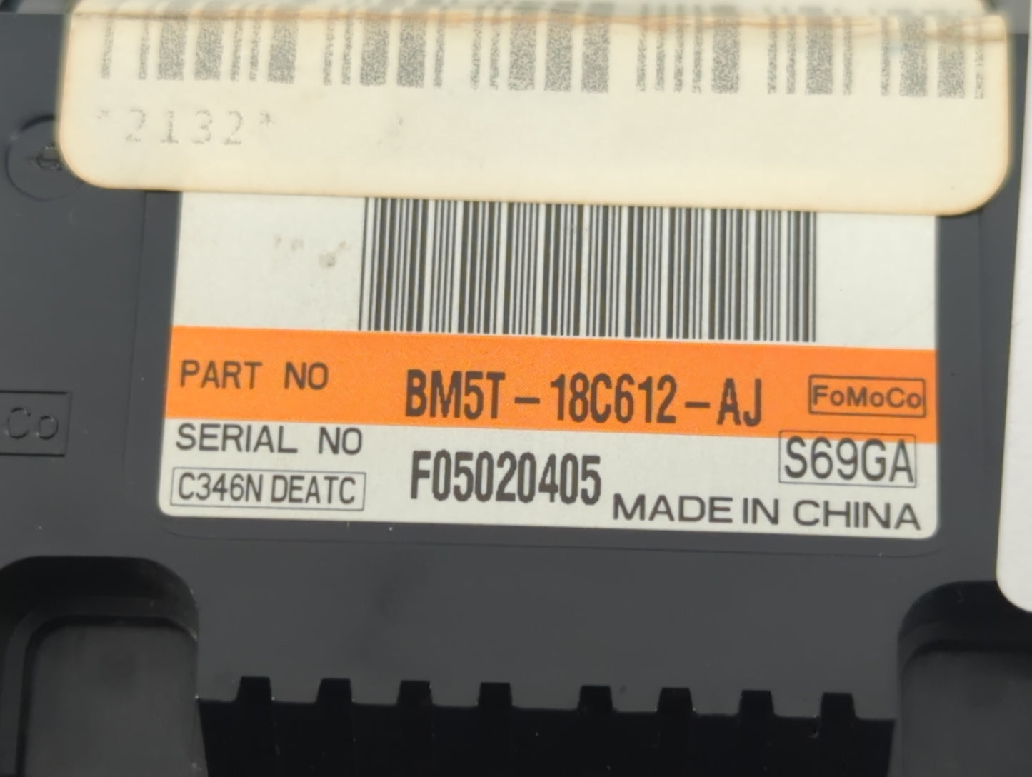 2012 Ford Focus Climate Control Module Temperature AC/Heater Replacement P/N:BM5T-18C612-AJ Fits OEM Used Auto Parts - Oemus