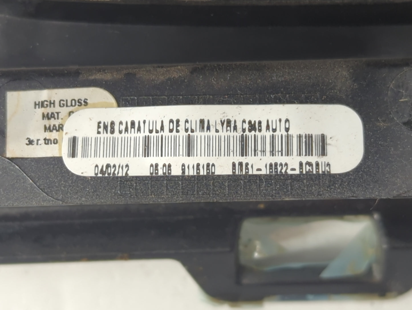 2012 Ford Focus Climate Control Module Temperature AC/Heater Replacement Fits OEM Used Auto Parts - Oemusedautoparts1.com