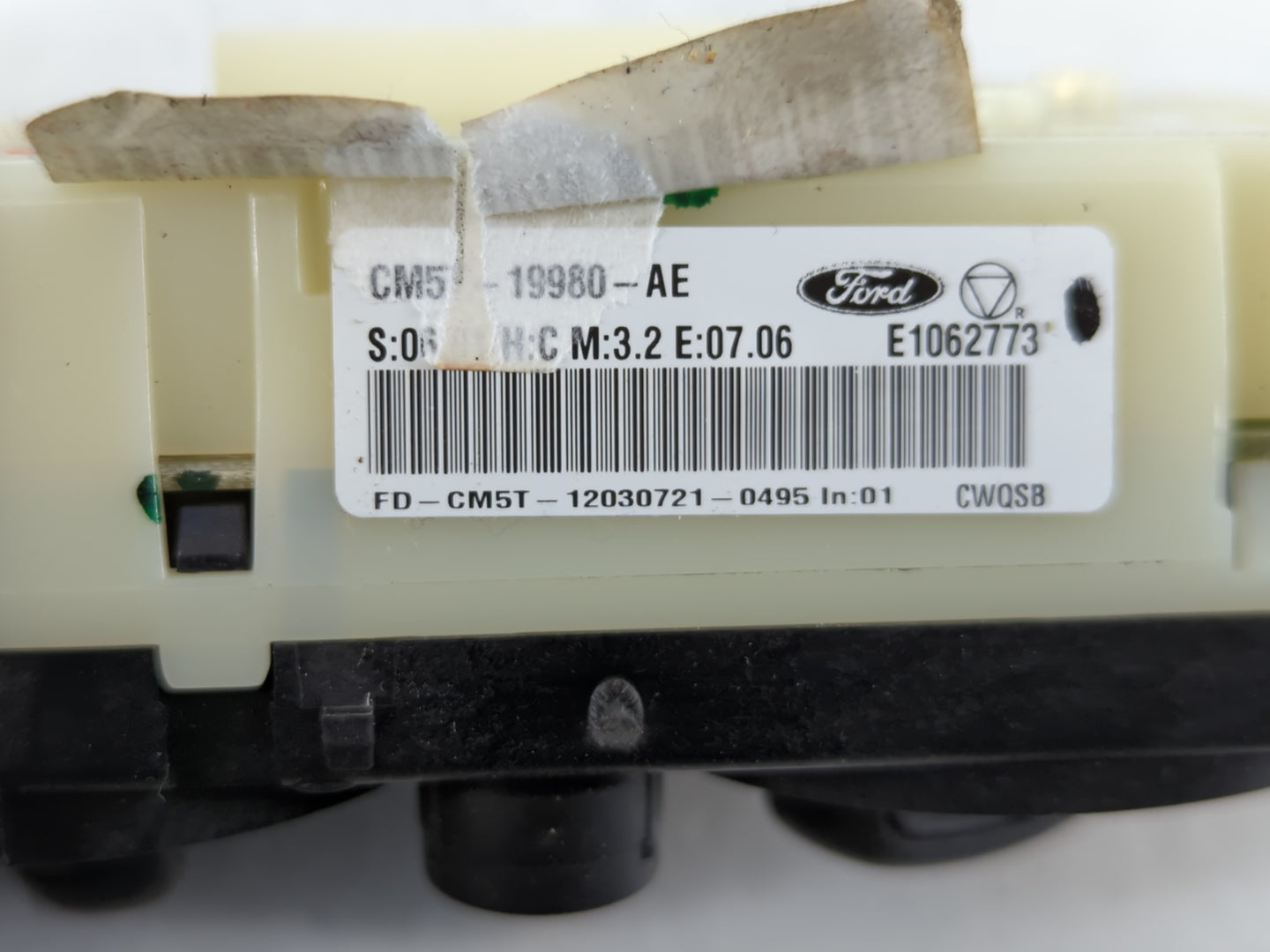 2012 Ford Focus Climate Control Module Temperature AC/Heater Replacement P/N:CM5 -19980-AE BM51-18522-8C381U3 Fits OEM Used 