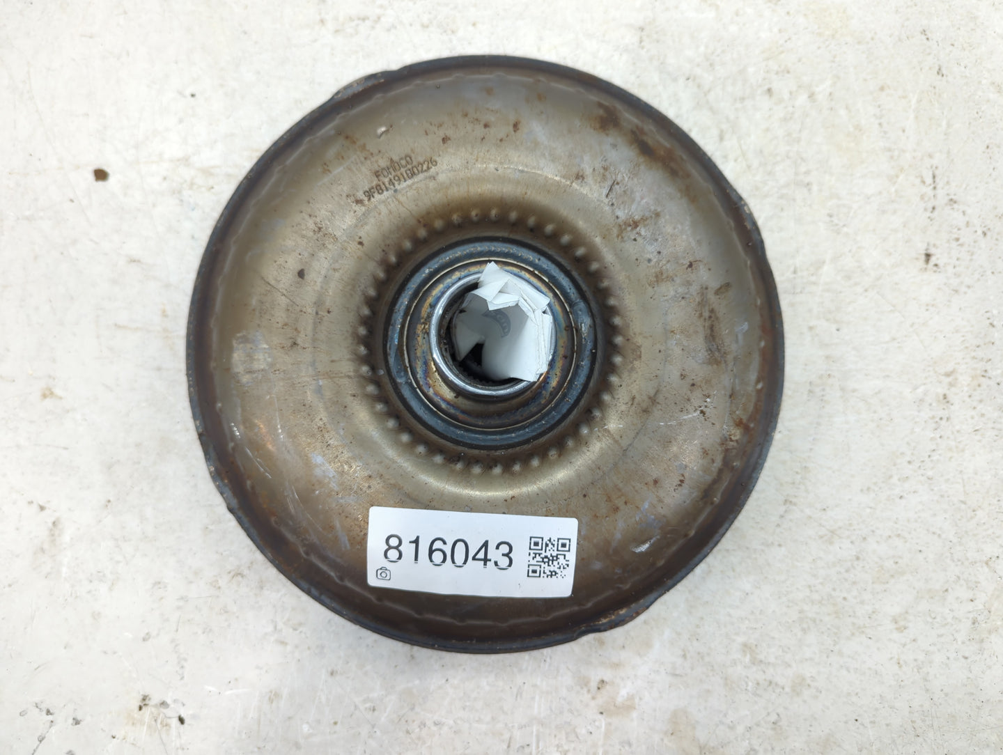 2012 Ford Focus Torque Converter Automatic Transmission OEM P/N:9F81491B0226 Fits OEM Used Auto Parts - Oemusedautoparts1.co