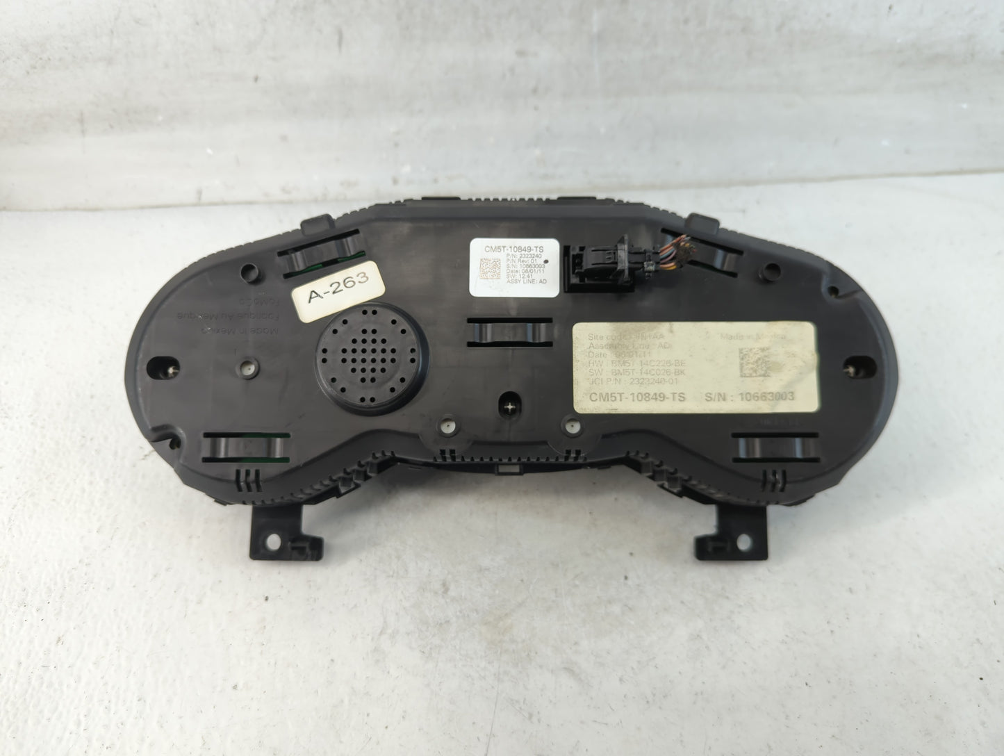 2012 Ford Focus Instrument Cluster Speedometer Gauges P/N:CM5T-10849-TS Fits OEM Used Auto Parts - Oemusedautoparts1.com