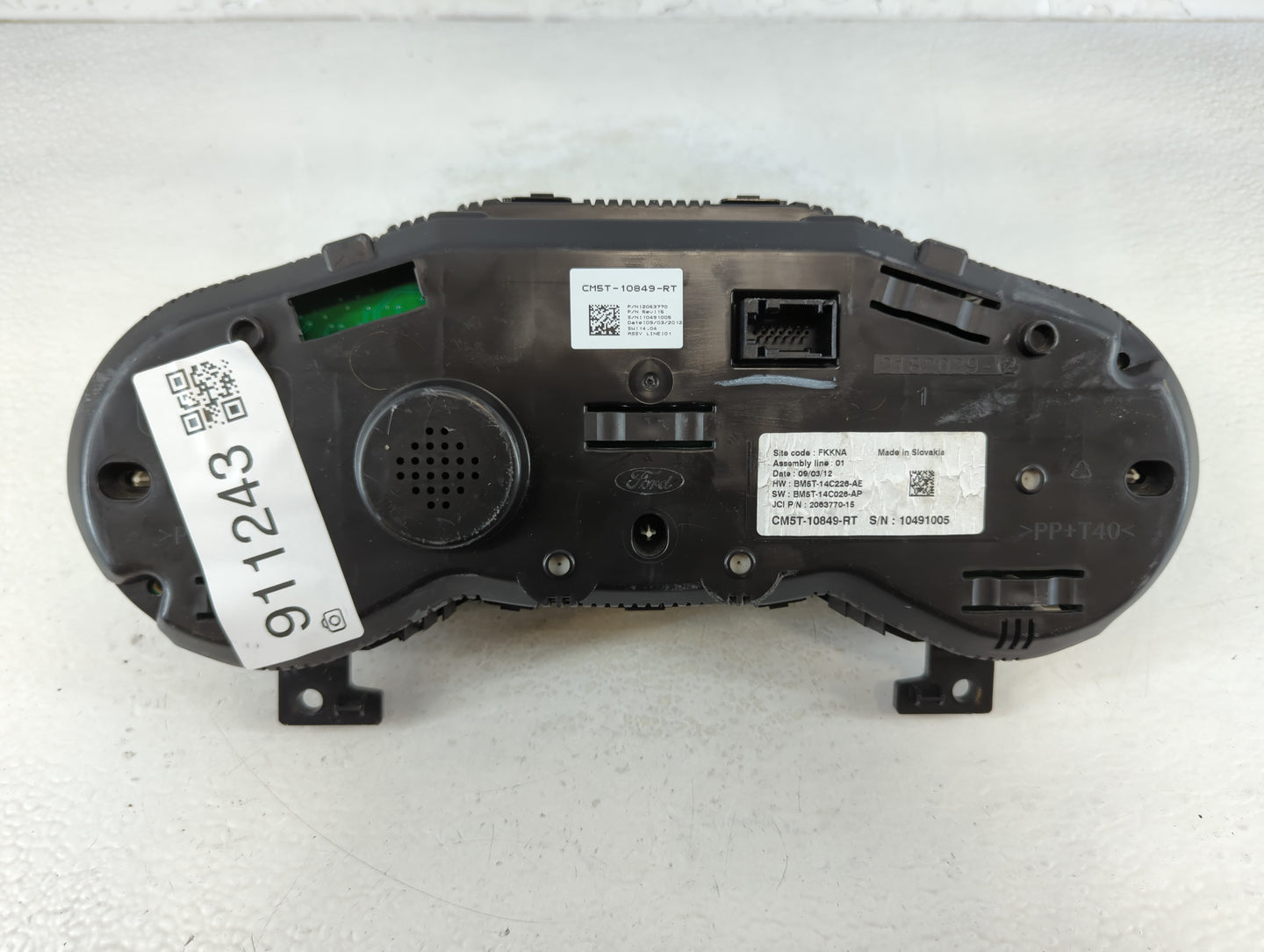 2012 Ford Focus Instrument Cluster Speedometer Gauges Fits OEM Used Auto Parts - Oemusedautoparts1.com