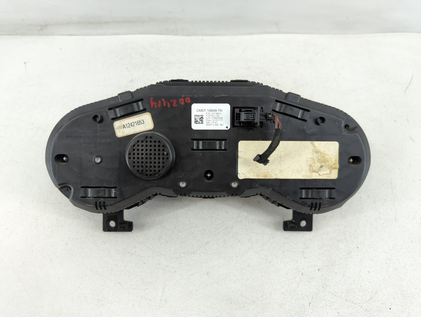 2012 Ford Focus Instrument Cluster Speedometer Gauges P/N:CM5T-10849-TN Fits OEM Used Auto Parts - Oemusedautoparts1.com