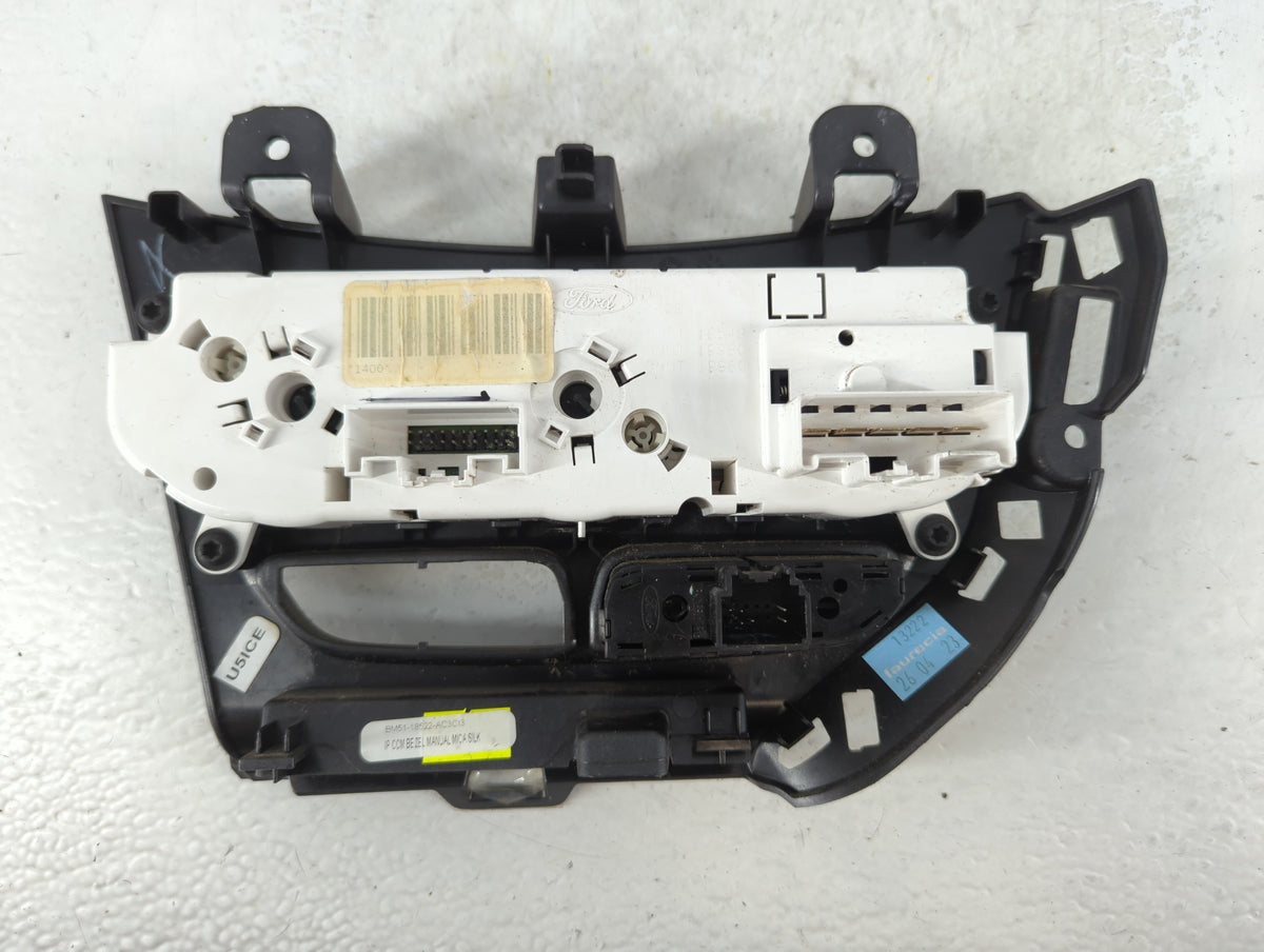 2012 Ford Focus Climate Control Module Temperature AC/Heater Replacement P/N:BM51-18522-AC3C13 Fits OEM Used Auto Parts - Oe