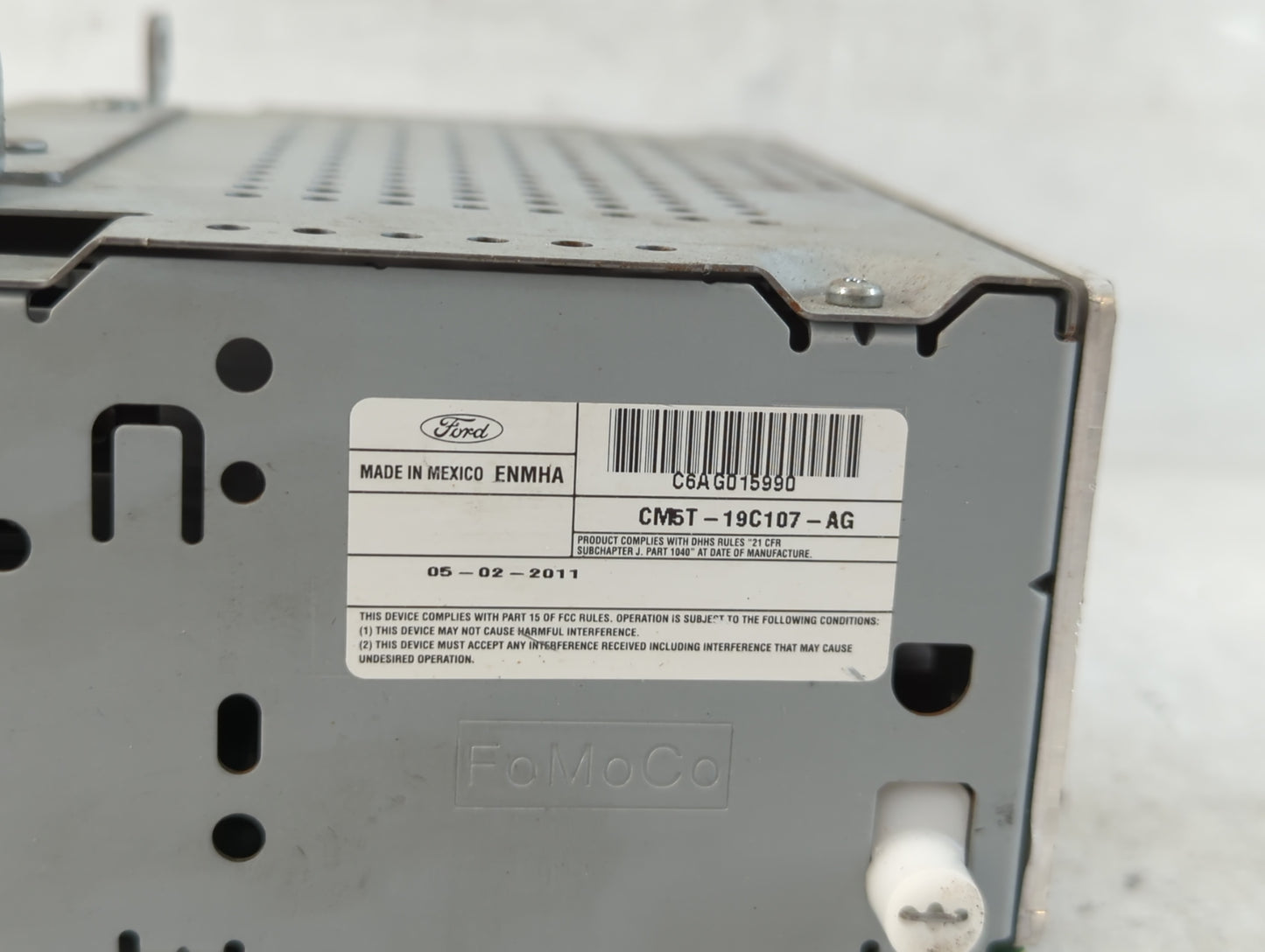 2012 Ford Focus Radio AM FM Cd Player Receiver Replacement P/N:CM5T-19C107-AG Fits OEM Used Auto Parts - Oemusedautoparts1.c