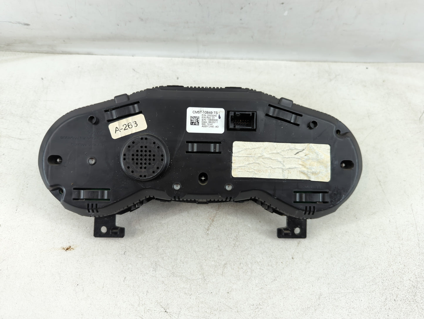 2012 Ford Focus Instrument Cluster Speedometer Gauges Miles:111K Fits OEM Used Auto Parts - Oemusedautoparts1.com