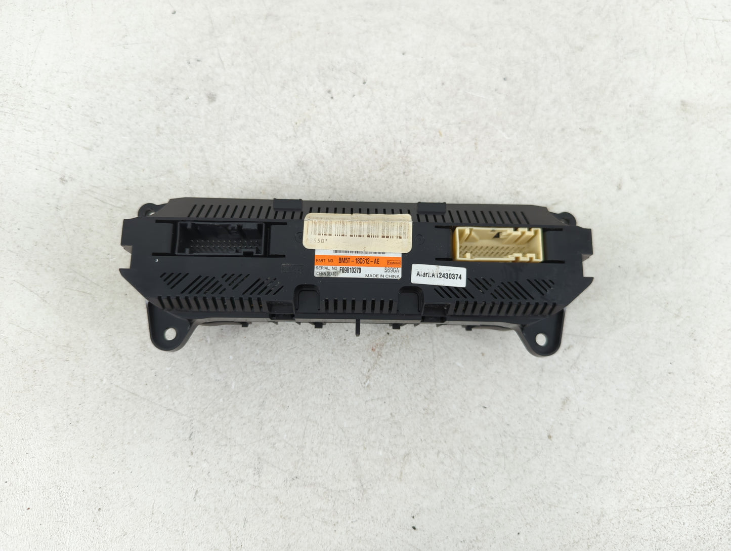 2012 Ford Focus Climate Control Module Temperature AC/Heater Replacement Fits OEM Used Auto Parts - Oemusedautoparts1.com