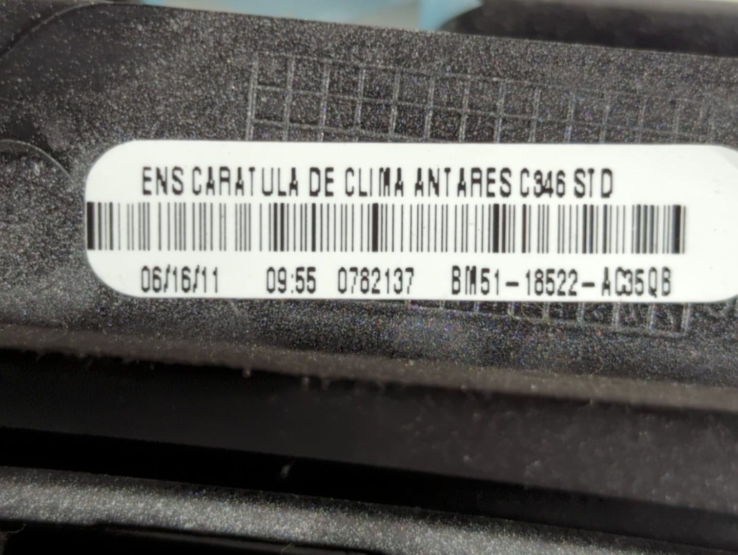 2012 Ford Focus Climate Control Module Temperature AC/Heater Replacement P/N:BM51-18522-AC Fits OEM Used Auto Parts - Oemuse