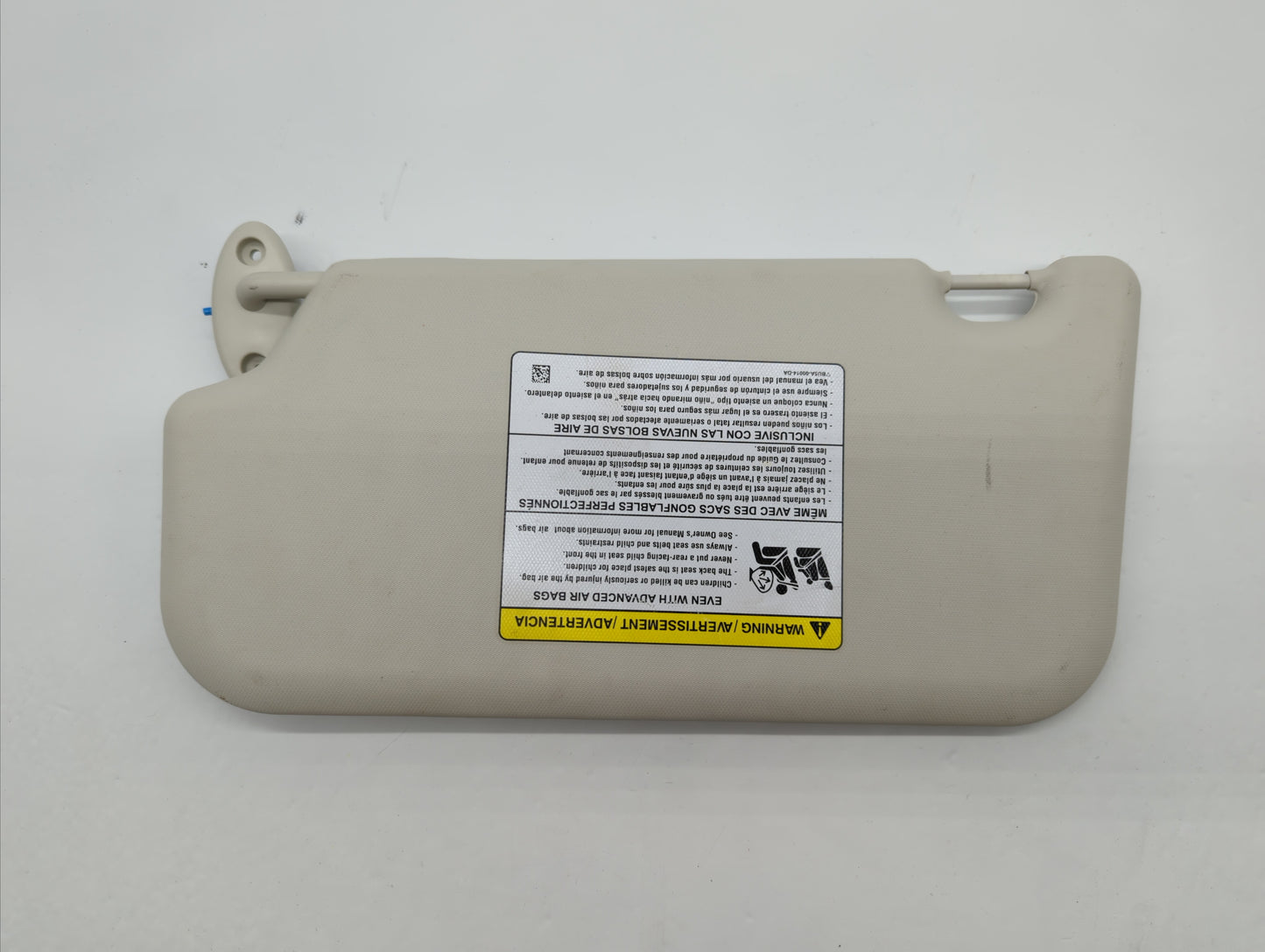 2012 Ford Focus Sun Visor Shade Replacement Passenger Right Mirror Fits Fits 2013 OEM Used Auto Parts - Oemusedautoparts1.co