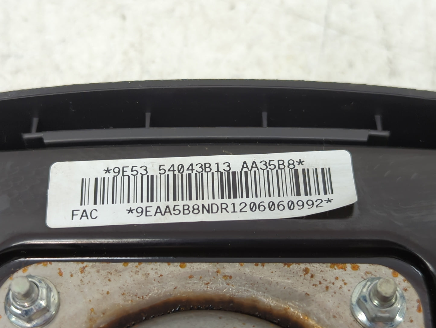 2010-2012 Ford Fusion Air Bag Driver Left Steering Wheel Mounted - Oemusedautoparts1.com