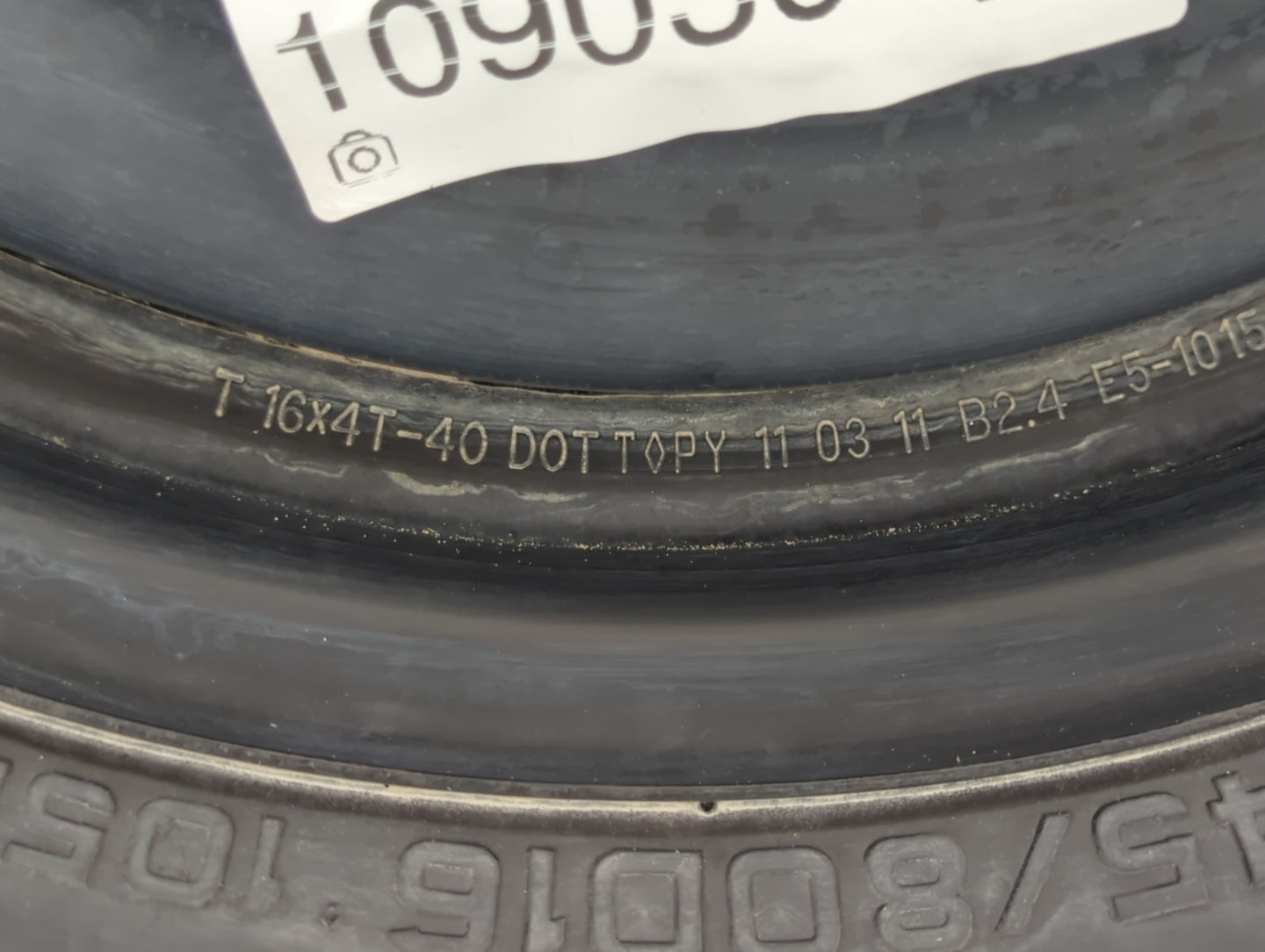 2006-2012 Ford Fusion Spare Donut Tire Wheel Rim Oem - Oemusedautoparts1.com