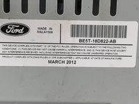 2011-2012 Ford Fusion Radio AM FM Cd Player Receiver Replacement P/N:BE5T-18D822-AB Fits Fits 2011 2012 OEM Used Auto Parts 