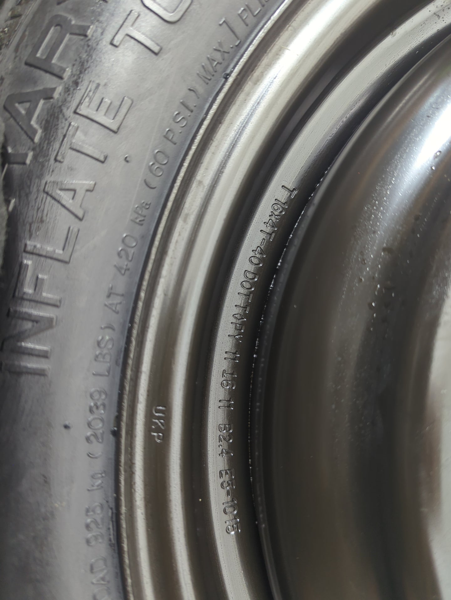 2006-2012 Ford Fusion Spare Donut Tire Wheel Rim Oem 1115011 - Oemusedautoparts1.com
