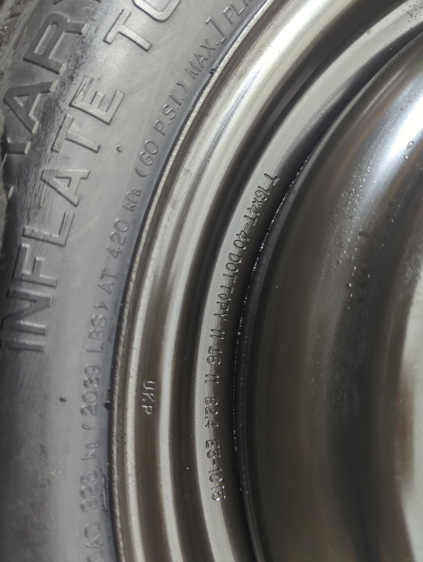 2006-2012 Ford Fusion Spare Donut Tire Wheel Rim Oem 1115011 - Oemusedautoparts1.com
