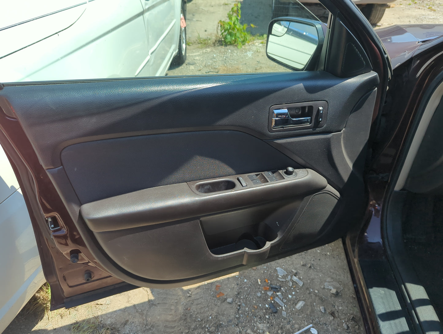 2012 Ford Fusion Front Left Driver Interior Door Panel Trim 1115528 - Oemusedautoparts1.com