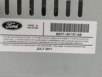2010-2012 Ford Fusion Radio AM FM Cd Player Receiver Replacement P/N:BE5T-19C157-AB Fits Fits 2010 2011 2012 OEM Used Auto P