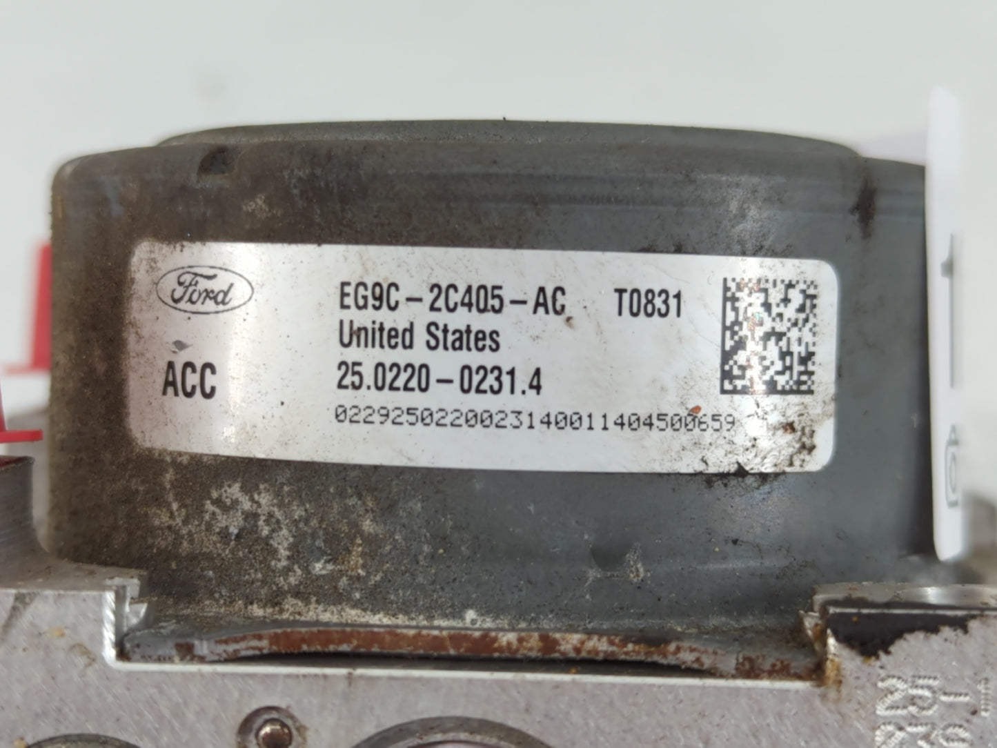 2014-2016 Ford Fusion ABS Pump Control Module Replacement P/N:EG9C-2C405-AC EG9C-2C405-AG Fits Fits 2014 2015 2016 OEM Used 