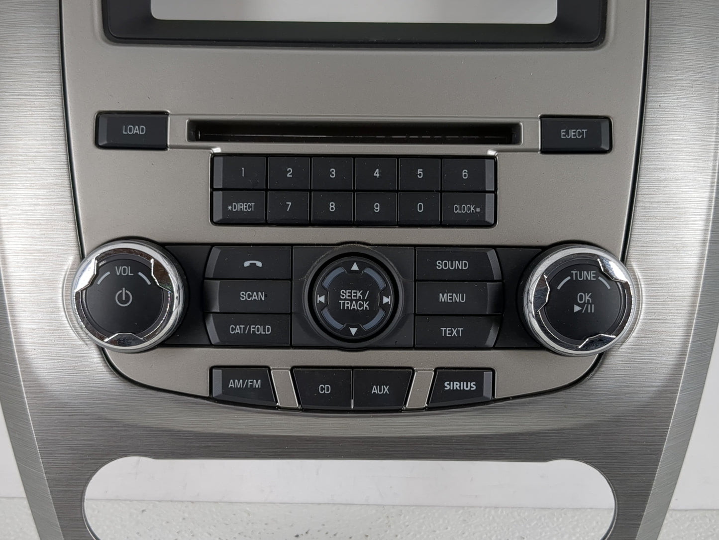 2010-2012 Ford Fusion Radio AM FM Cd Player Receiver Replacement P/N:9E5T-18A802-AE Fits Fits 2010 2011 2012 OEM Used Auto P