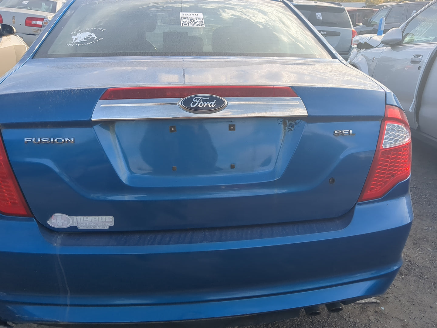 2010-2012 Ford Fusion Trunk/decklid/hatch/tailgate Oem - Oemusedautoparts1.com