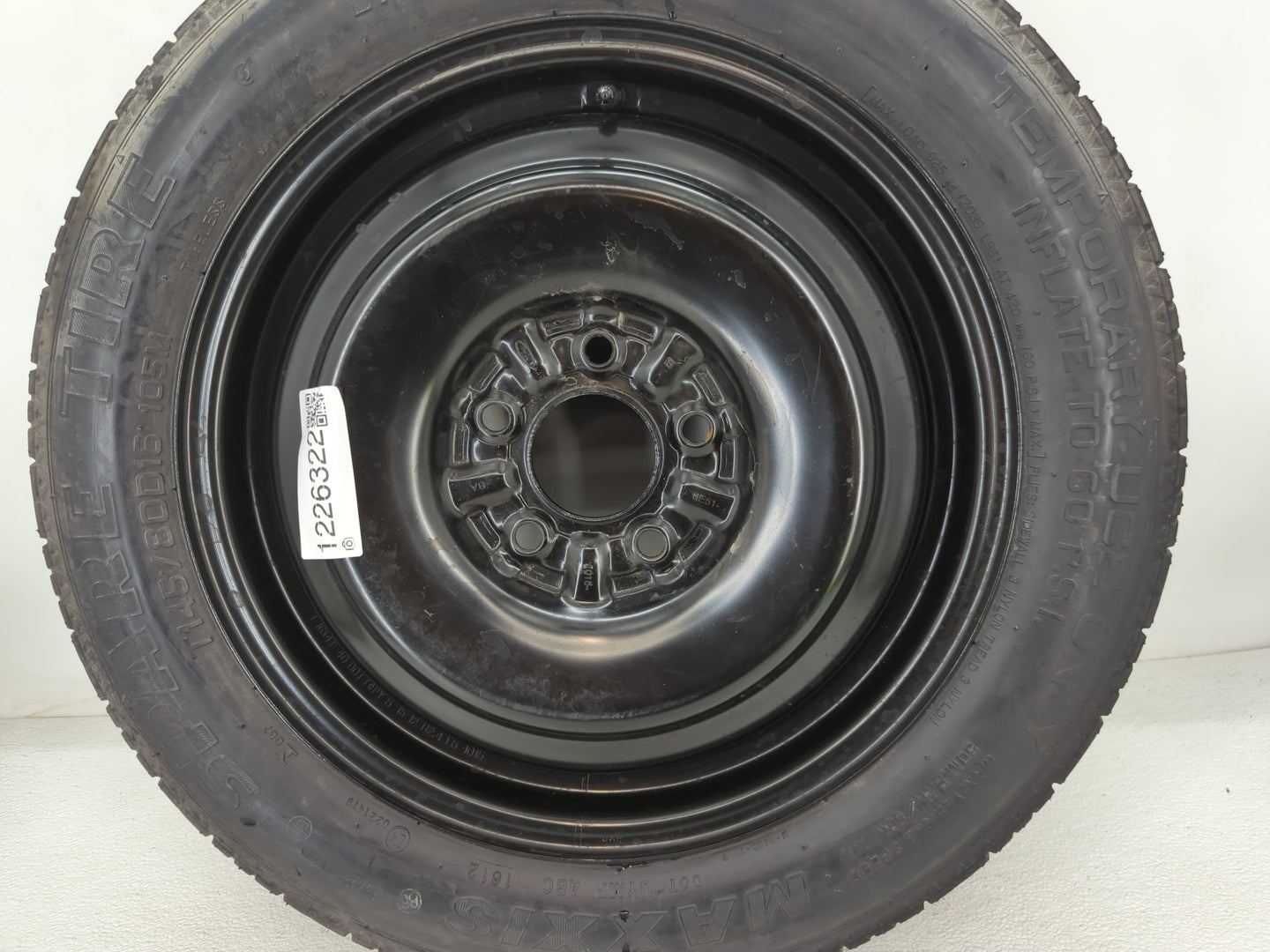 2006-2012 Ford Fusion Spare Donut Tire Wheel Rim Oem - Oemusedautoparts1.com