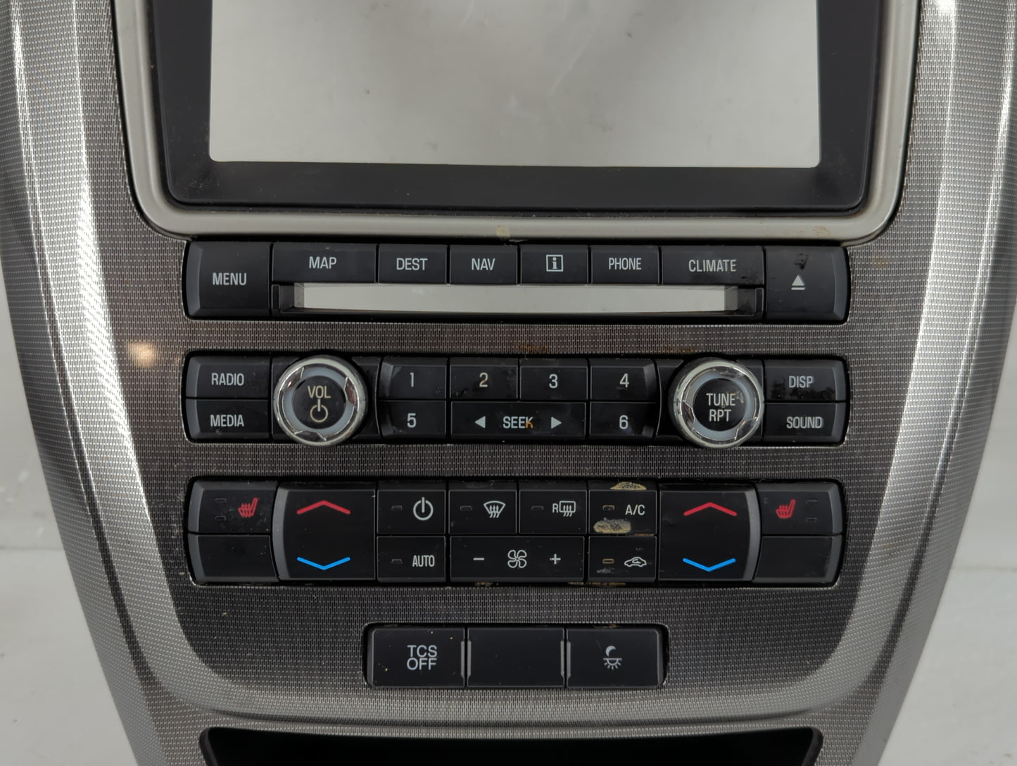 2011-2012 Ford Fusion Radio Control Panel - Oemusedautoparts1.com