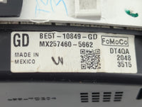 2011-2012 Ford Fusion Instrument Cluster Speedometer Gauges P/N:MX257460-5662 BE5T-10849-GD Fits Fits 2011 2012 OEM Used Aut