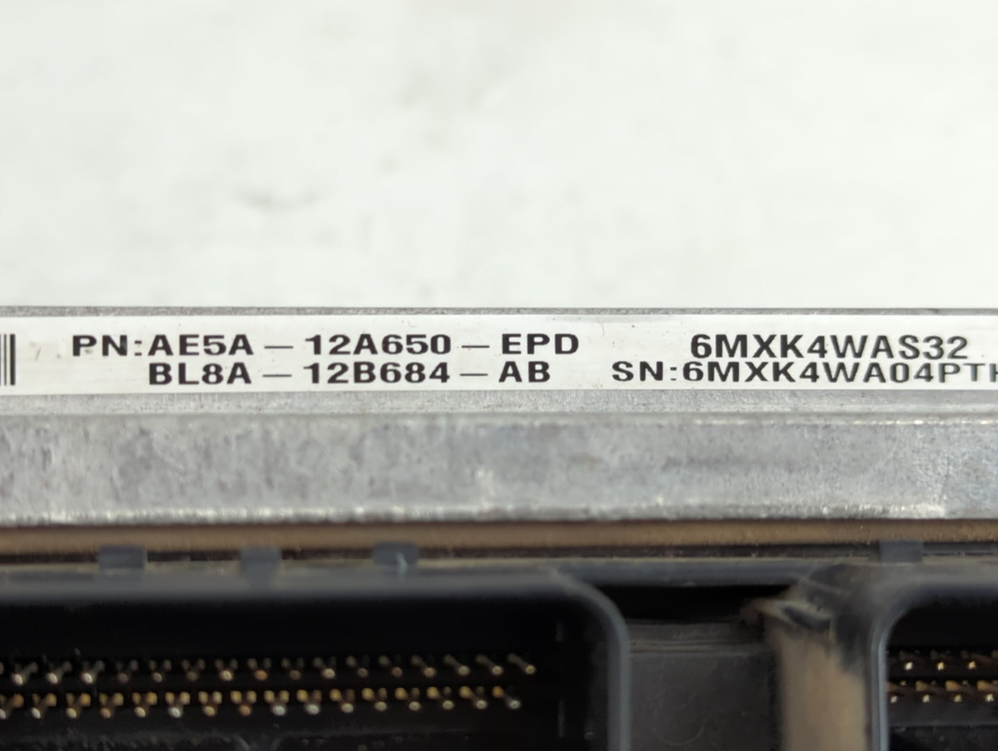 2012 Ford Fusion PCM Engine Control Computer ECU ECM PCU OEM P/N:BL8A-12B684-AB AE5A-12A650-EPD Fits OEM Used Auto Parts - O