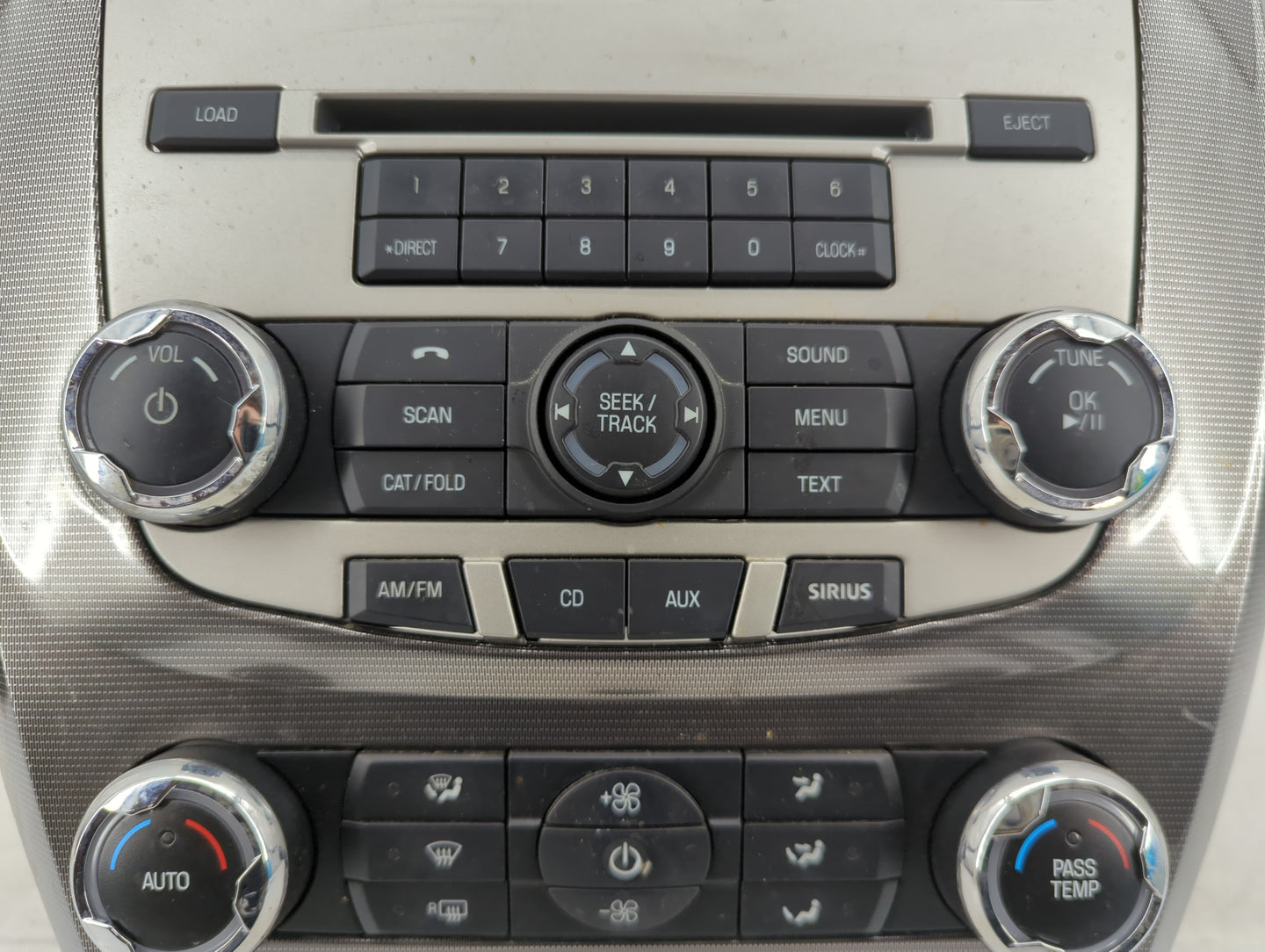 2010-2012 Ford Fusion Radio Control Panel - Oemusedautoparts1.com