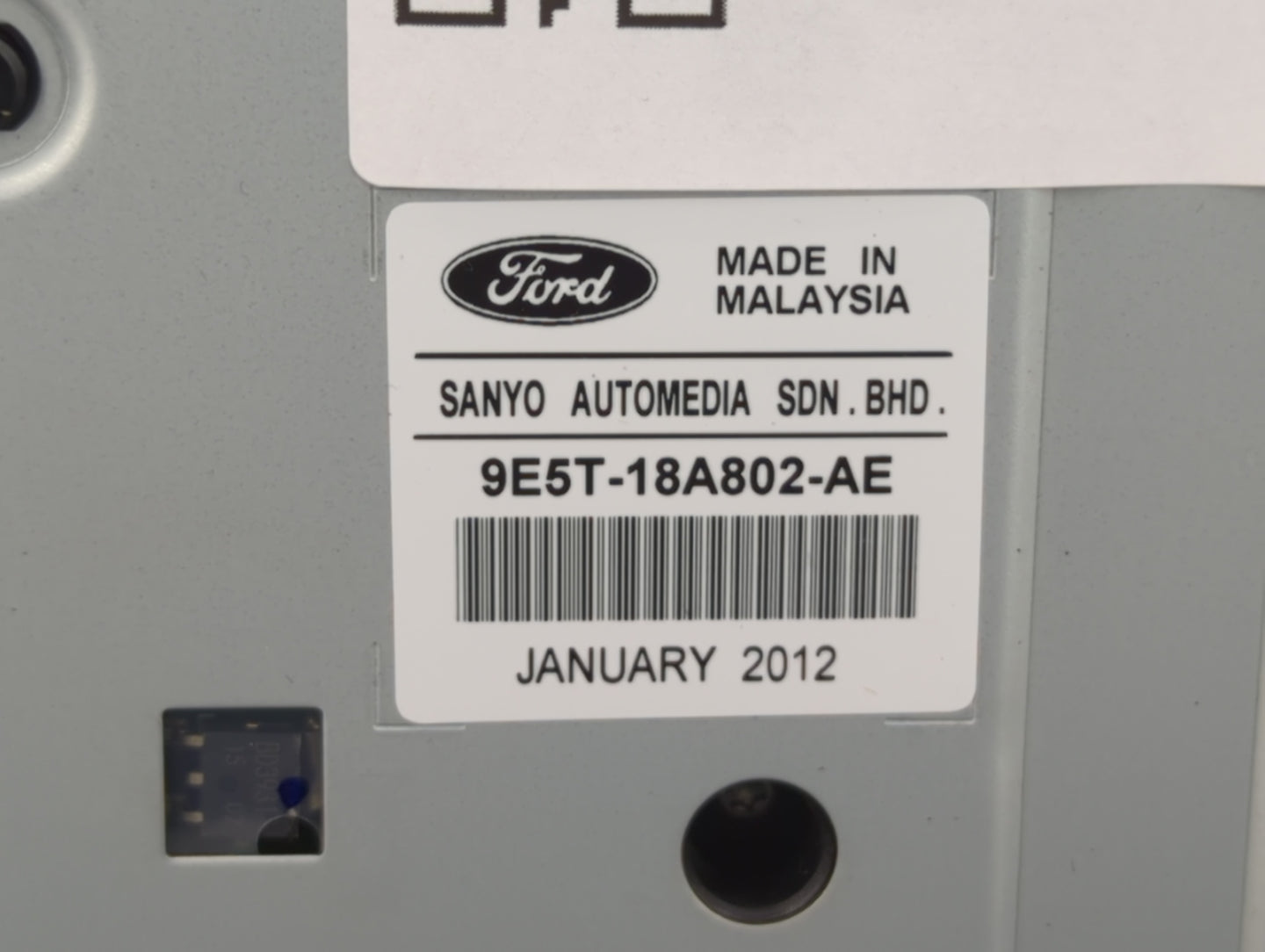 2010-2012 Ford Fusion Radio Control Panel - Oemusedautoparts1.com