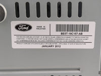 2011-2012 Ford Fusion Radio AM FM Cd Player Receiver Replacement P/N:BE5T-19C157-AB Fits 2011 2012 OEM Used Auto Parts - Oem