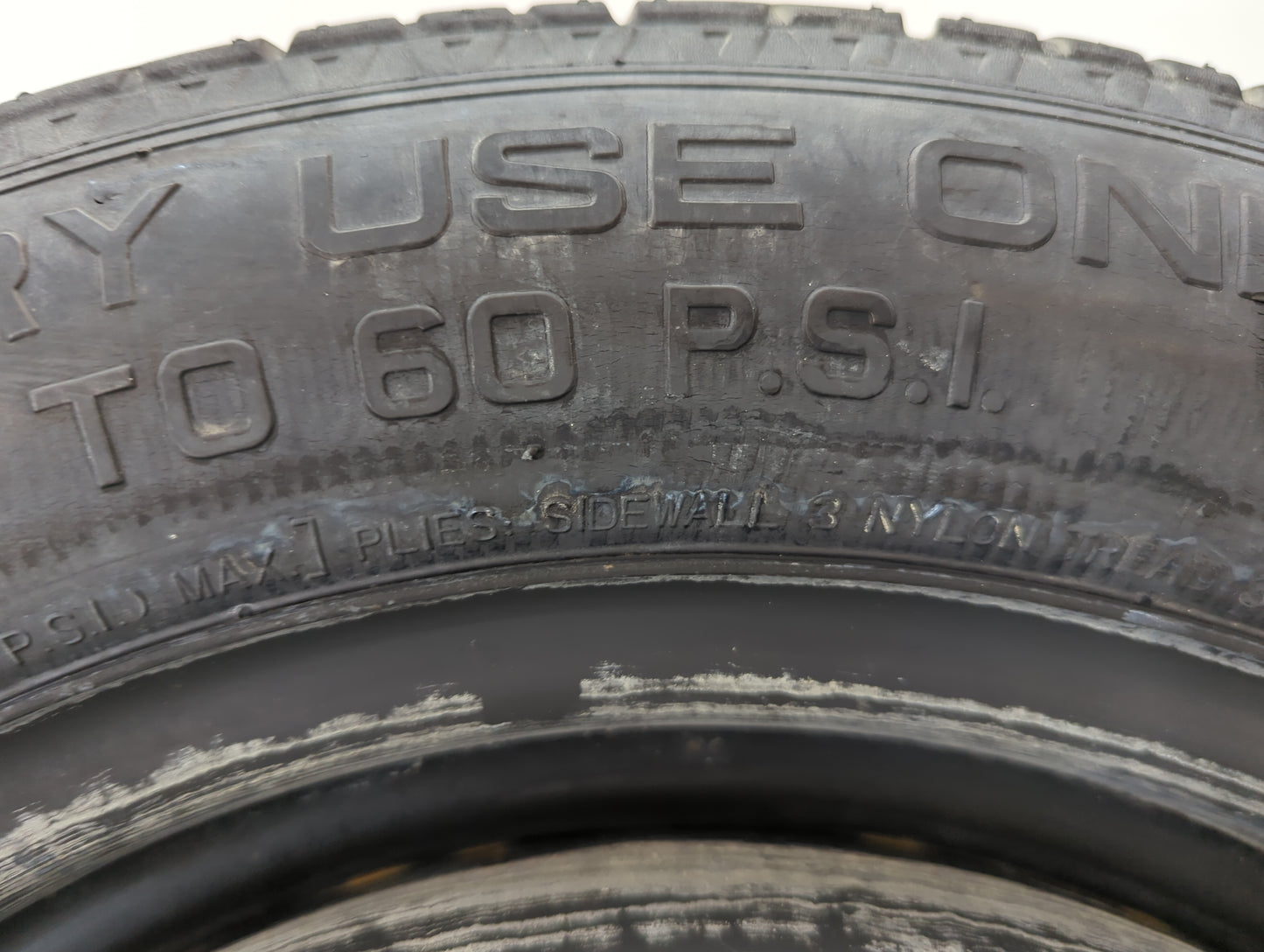 2006-2012 Ford Fusion Spare Donut Tire Wheel Rim Oem - Oemusedautoparts1.com