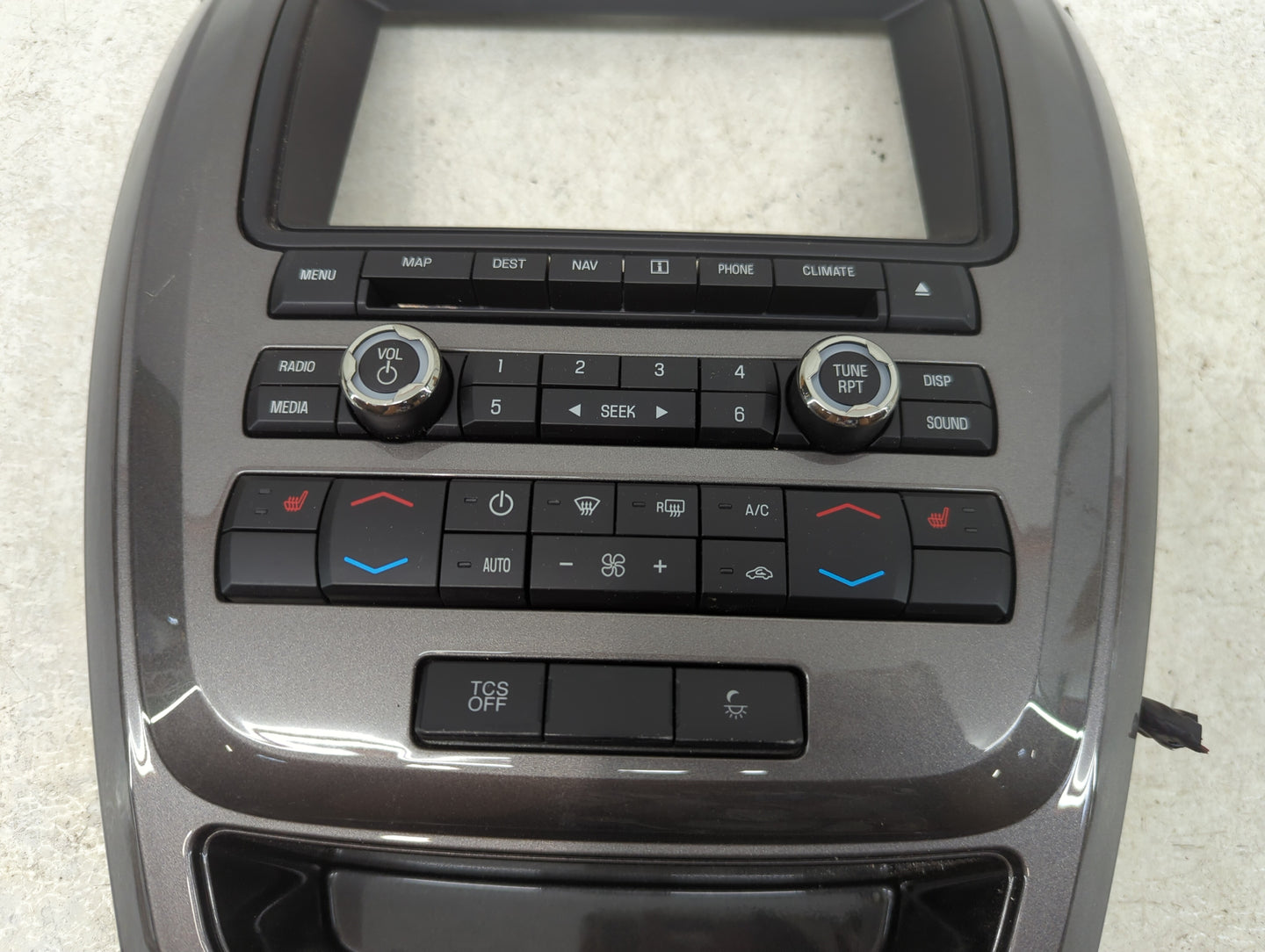 2011-2012 Ford Fusion Radio AM FM Cd Player Receiver Replacement P/N:BE5T-18A802-AC Fits Fits 2011 2012 OEM Used Auto Parts 