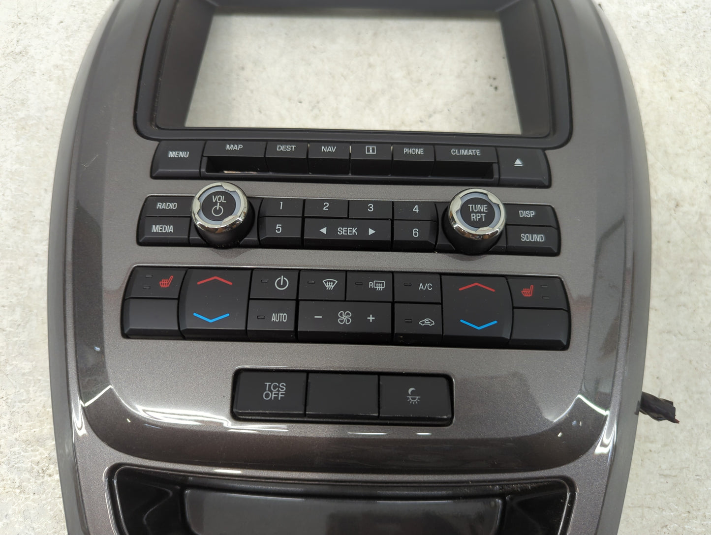 2011-2012 Ford Fusion Radio AM FM Cd Player Receiver Replacement P/N:BE5T-18A802-AC Fits Fits 2011 2012 OEM Used Auto Parts 