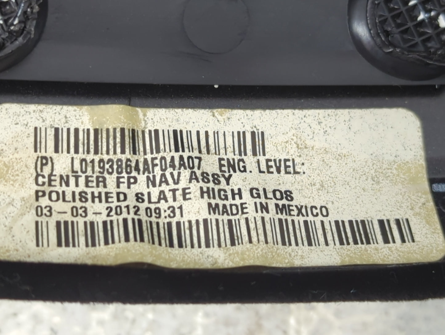 2011-2012 Ford Fusion Radio AM FM Cd Player Receiver Replacement P/N:BE5T-18A802-AC Fits Fits 2011 2012 OEM Used Auto Parts 
