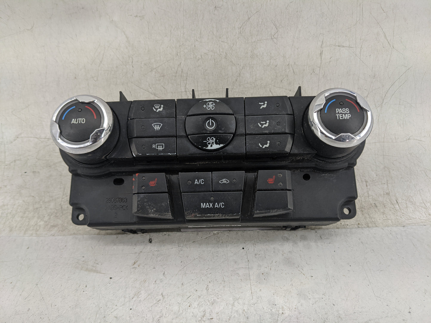 2010-2012 Ford Fusion Climate Control Module Temperature AC/Heater Replacement P/N:AE5T-18C612-EV AE5H18C612 Fits OEM Used A