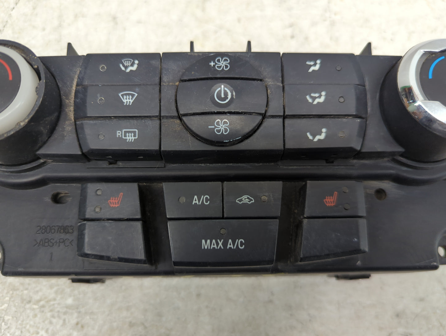2010-2012 Ford Fusion Climate Control Module Temperature AC/Heater Replacement P/N:28264782 AE5H-18C612-EV Fits OEM Used Aut