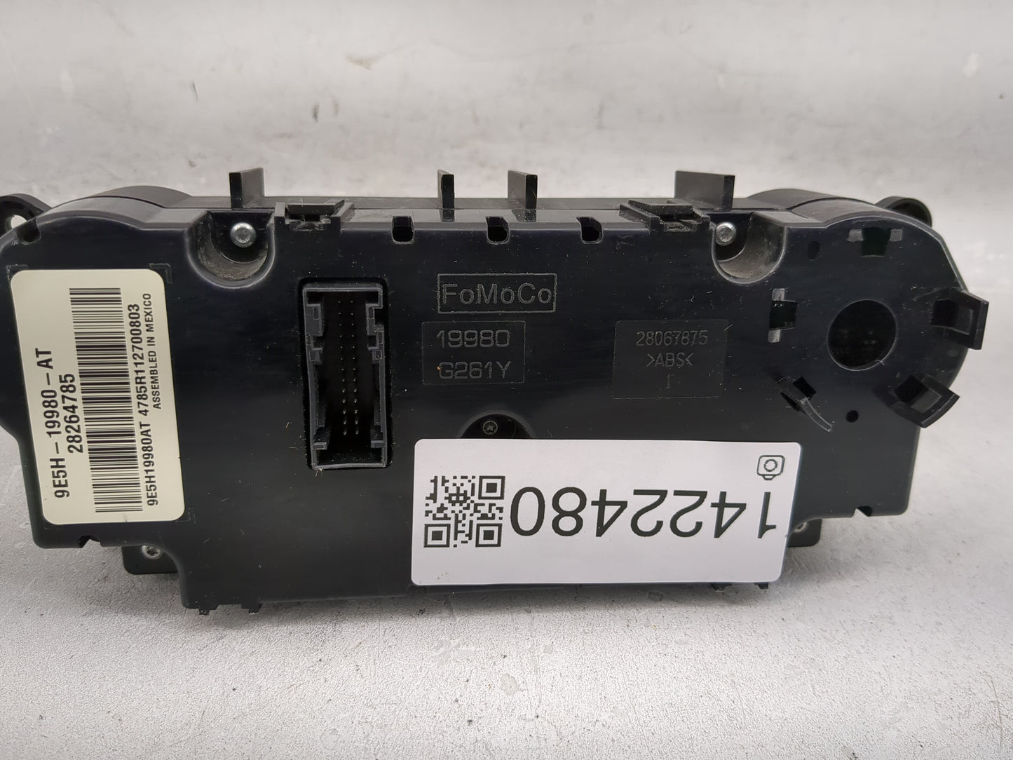 2010-2012 Ford Fusion Climate Control Module Temperature AC/Heater Replacement P/N:9E5H-19980-AT Fits Fits 2010 2011 2012 OE