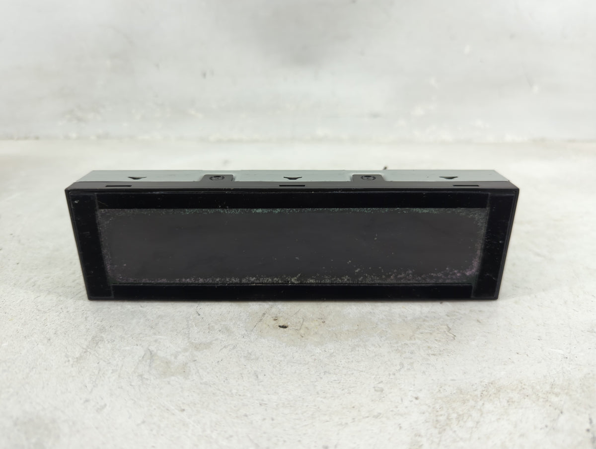 2010-2012 Ford Fusion Information Radio Display Screen Black - Oemusedautoparts1.com