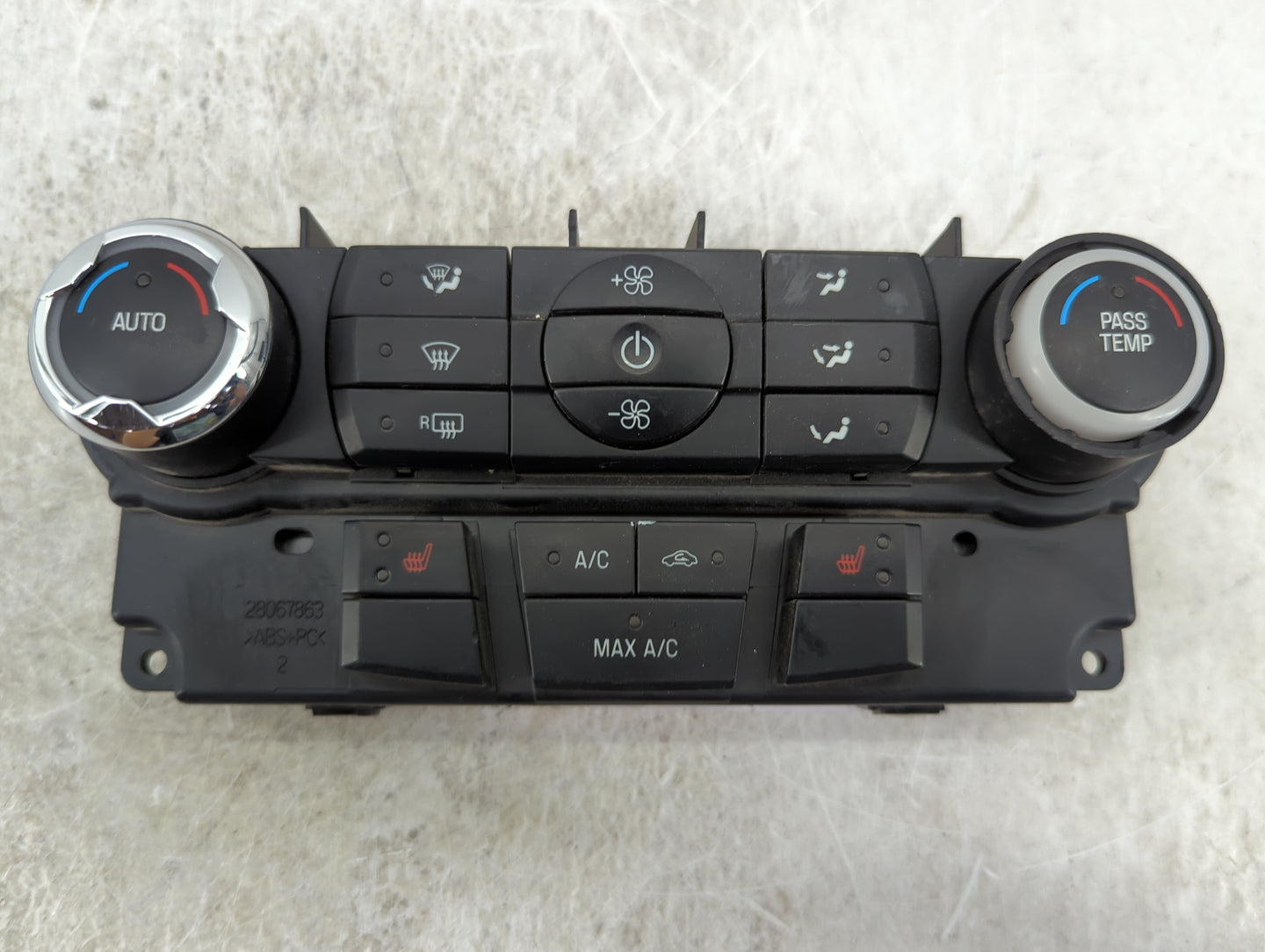 2010-2012 Ford Fusion Climate Control Module Temperature AC/Heater Replacement P/N:AE5H-18C612-EV 28264782 Fits OEM Used Aut