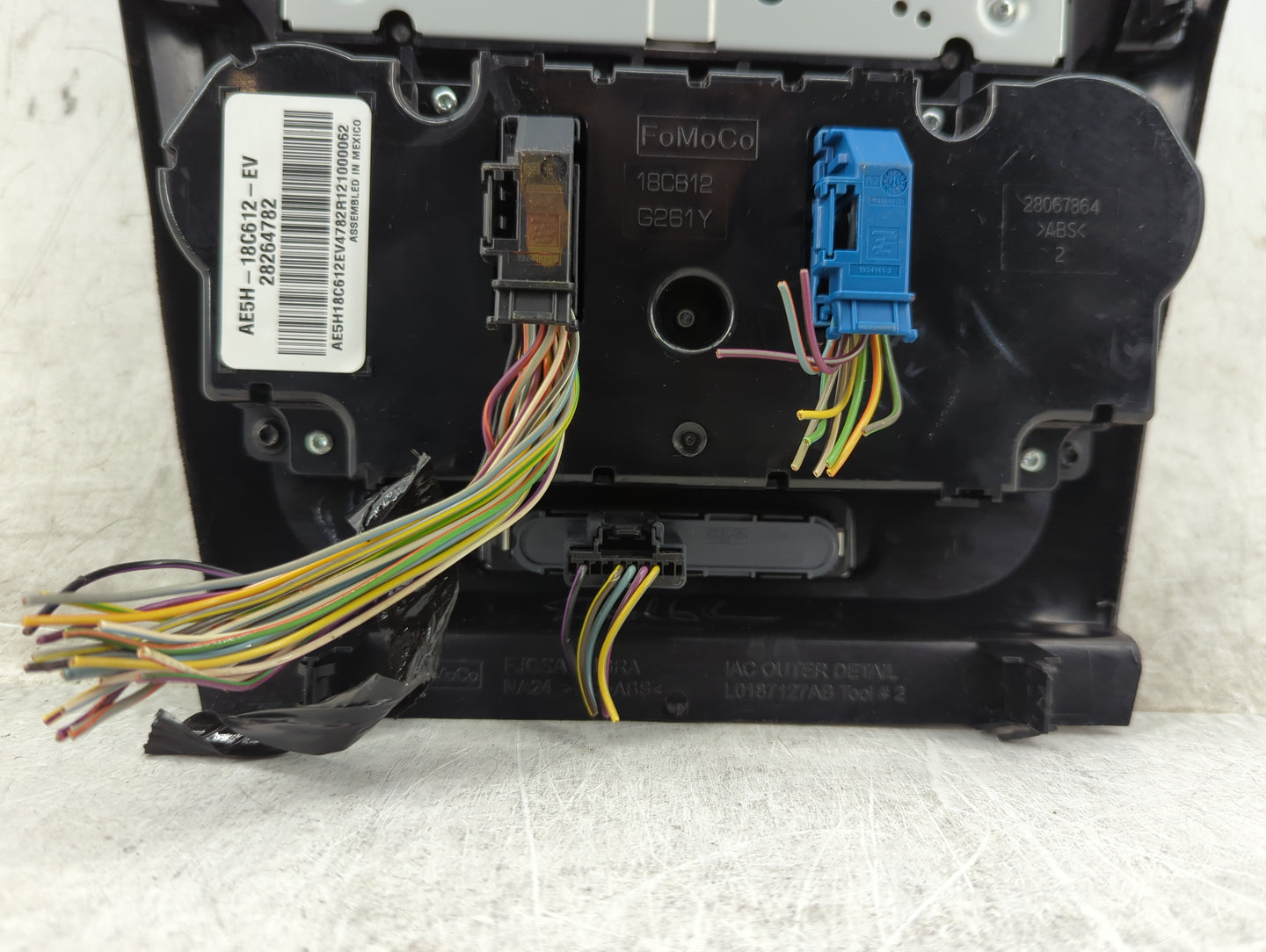 2010-2012 Ford Fusion Radio AM FM Cd Player Receiver Replacement P/N:9E5T-18A802-AE AE5H-18C612-EV Fits Fits 2010 2011 2012 