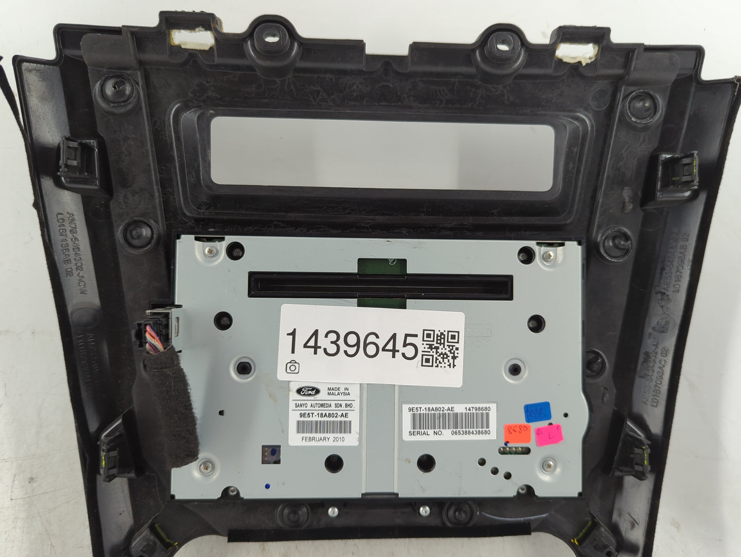 2010-2012 Ford Fusion Climate Control Module Temperature AC/Heater Replacement P/N:9E5T-18A802-AE 14798680 Fits OEM Used Aut