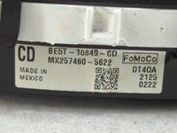 2011-2012 Ford Fusion Instrument Cluster Speedometer Gauges P/N:BE5T-10849-CD Fits Fits 2011 2012 OEM Used Auto Parts - Oemu