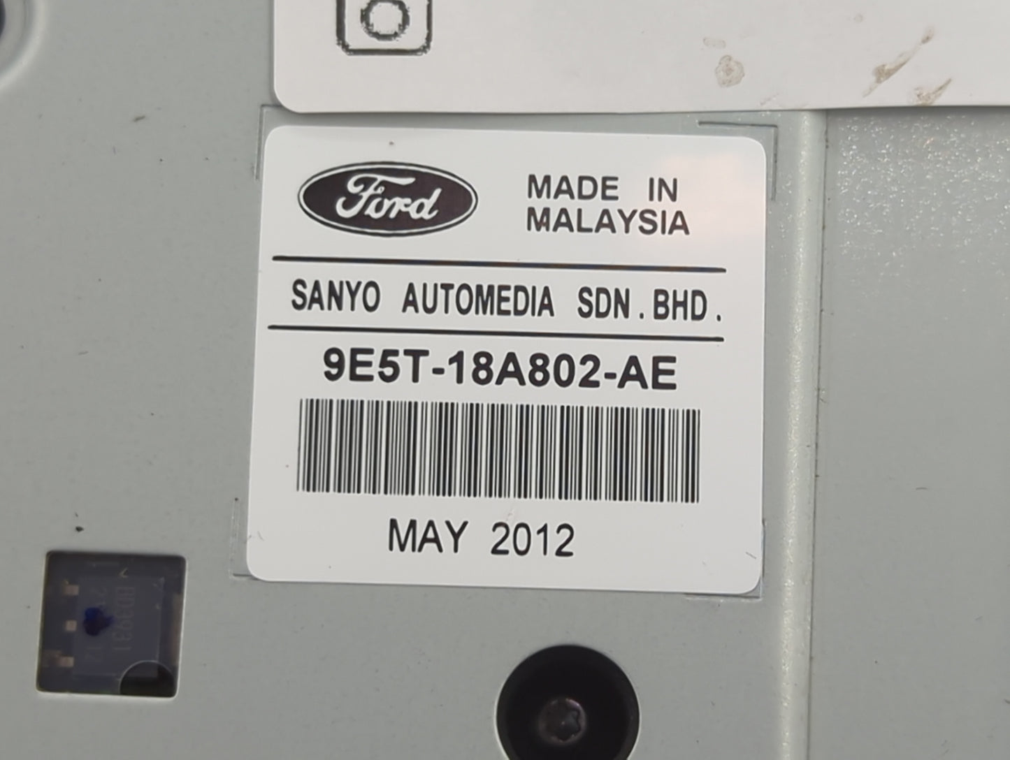 2010-2012 Ford Fusion Radio Control Panel 1464647 - Oemusedautoparts1.com
