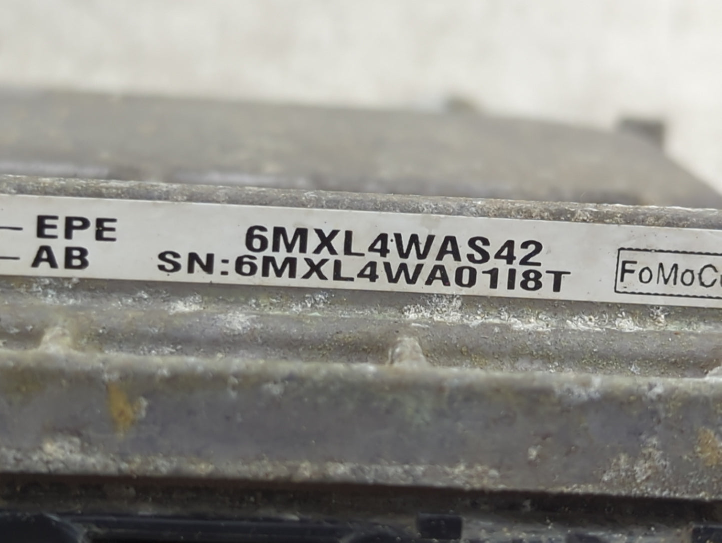 2011-2012 Ford Fusion PCM Engine Control Computer ECU ECM PCU OEM P/N:6MXL4WAS42 Fits Fits 2011 2012 OEM Used Auto Parts - O