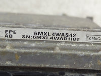 2011-2012 Ford Fusion PCM Engine Control Computer ECU ECM PCU OEM P/N:6MXL4WAS42 Fits Fits 2011 2012 OEM Used Auto Parts - O
