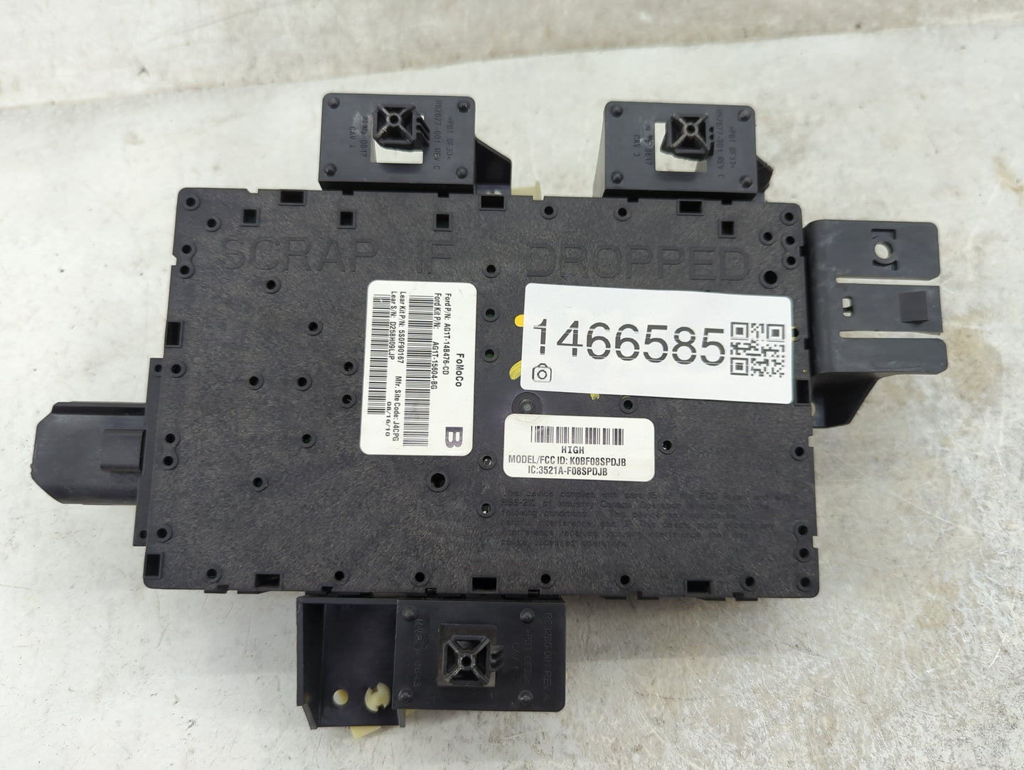 2010-2012 Ford Fusion Fusebox Fuse Box Panel Relay Module P/N:5S0F90167 AG1T-14B476-CD, AG1T-15604-BG Fits Fits 2010 2011 20