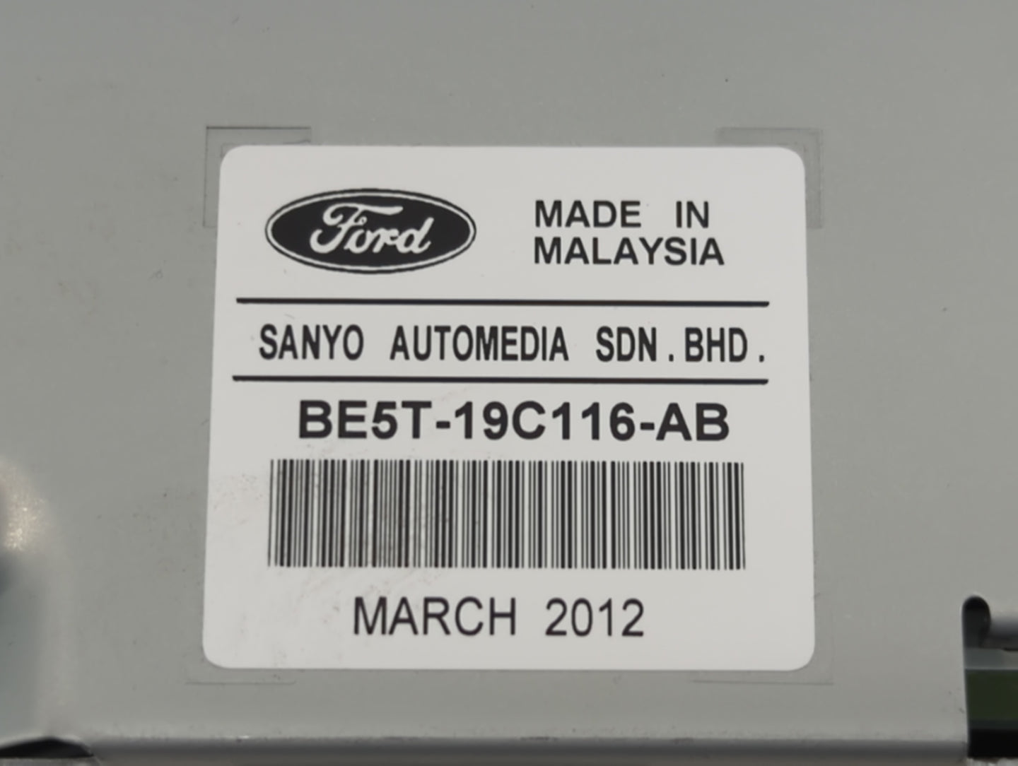 2010-2012 Ford Fusion Information Display Screen 1469300 - Oemusedautoparts1.com